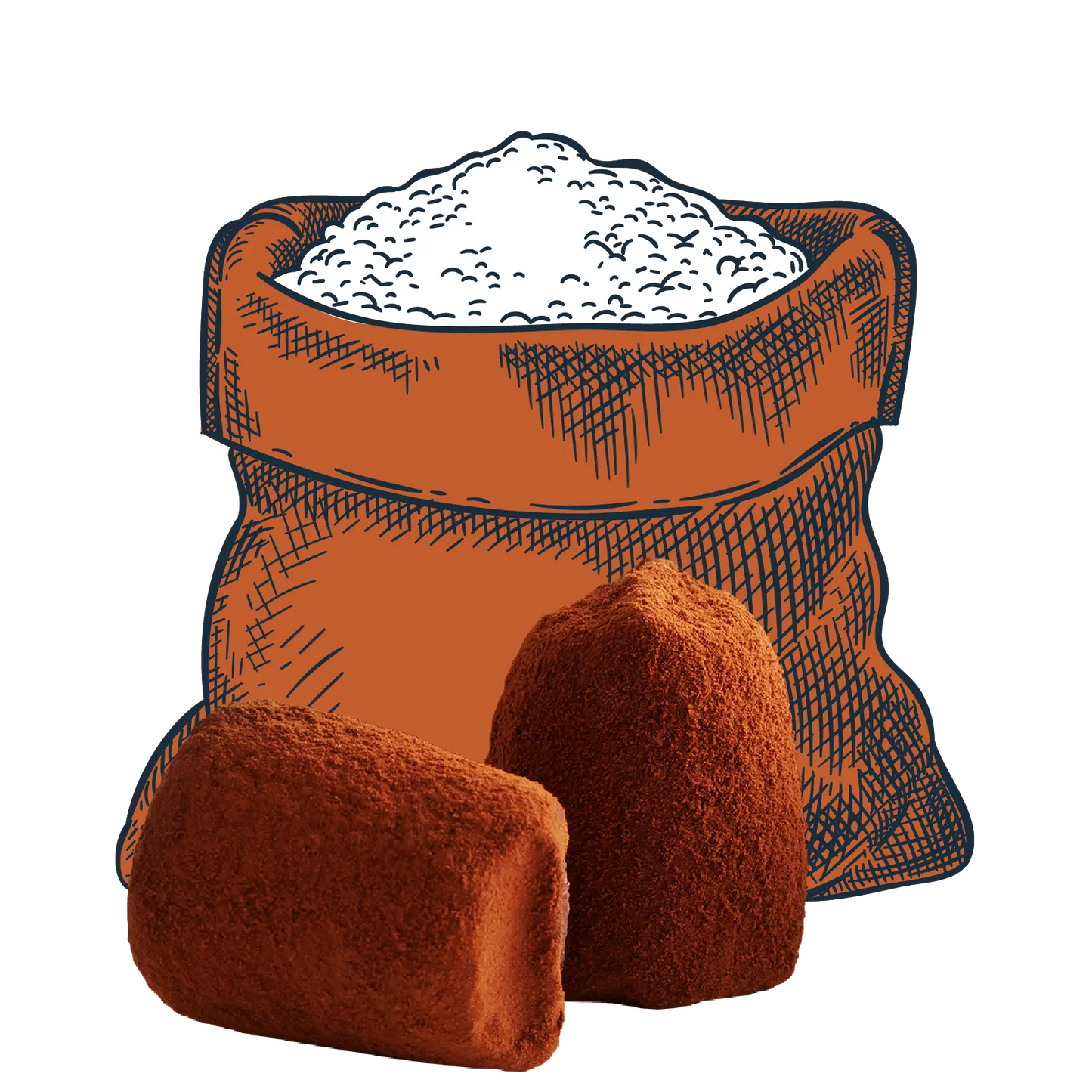 Sea Salt chocolate truffle - bulk